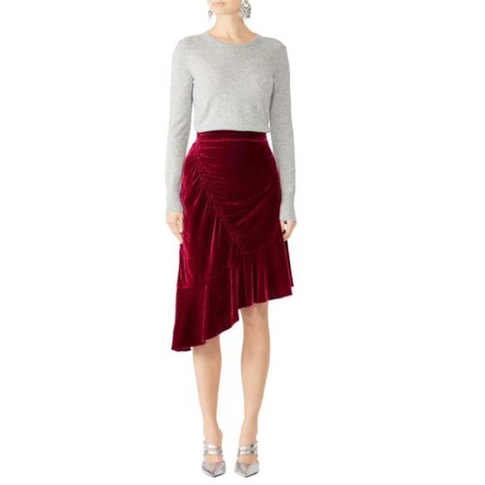 Parker astrid velvet skirt